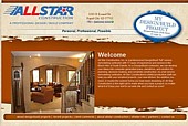 Click here to view All Star Construction Rapid City SD Web Design
