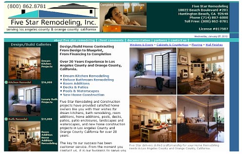 Five Stars Remodeling Orange County, CA