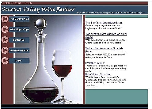 Sonoma Valley Review Concept Piece
